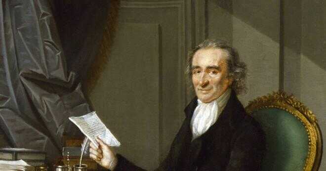 Vad Thomas Paine hävdar i sin pamflett sunt förnuft?
