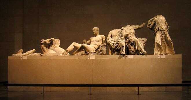 Vad gjorde skulpturer på Parthenon show?