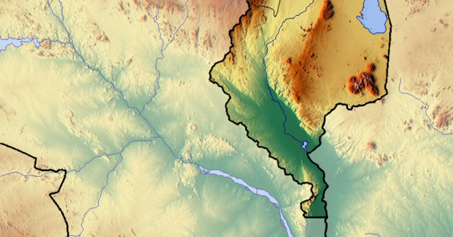 Vilka länder gränsar Lake Malawi?