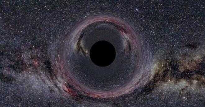 Vad är namnet på det ljus som kommer från ett svart hål?