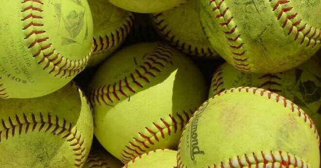 Vad är några softball ramsor?