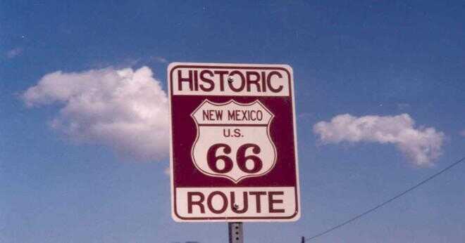 Hur många miles den gamla route 66 passera genom Oklahoma?