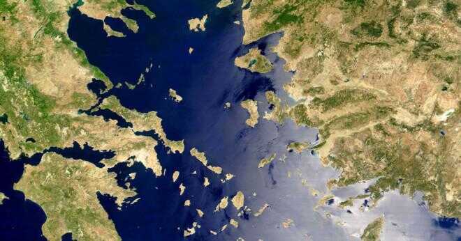 Vad 4 hav gränsar Grekland?
