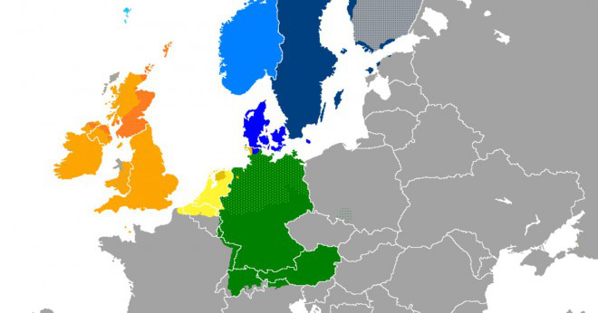 Vilka länder omger ett land där människor talar tyska italienska och franska?