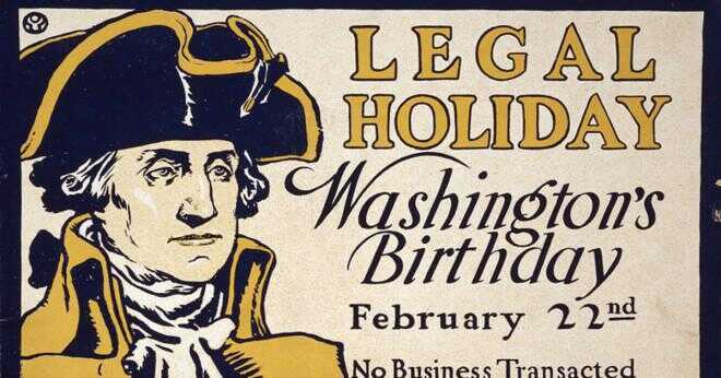 Varför är Presidents' Day på George Washingtons födelsedag?
