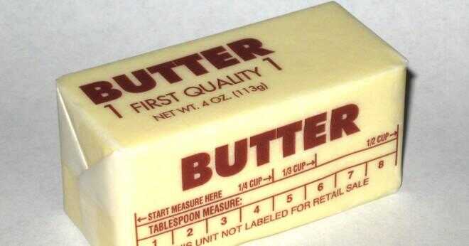 Hur många klappar av smör lika 1 pinne?