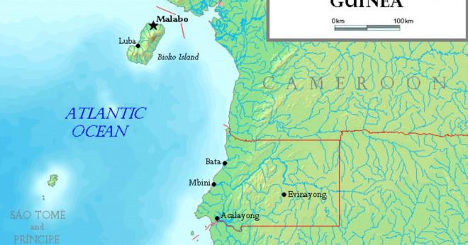 Vart är Ekvatorialguinea i Afrika?
