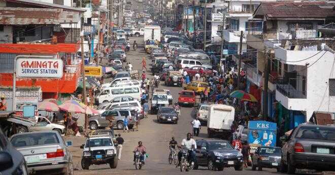 Liberia som anses ett landsbygds- eller stadsområden land?