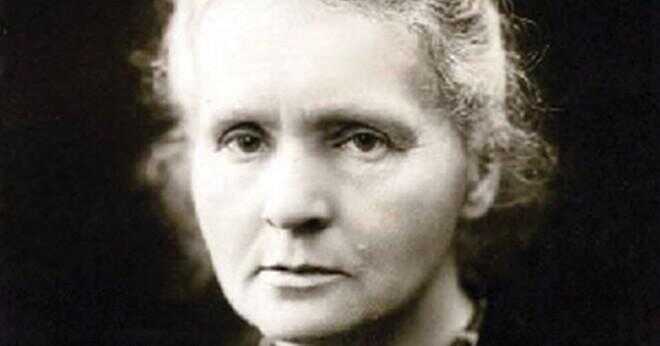 Vem var den första kvinnan att vinna ett Nobelpris?