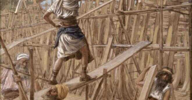 Vad var första Noah gjorde när han lämnade arken efter syndafloden?