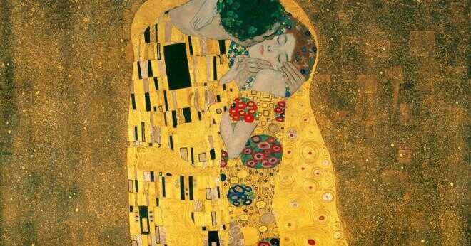 Vad var Gustav Klimt första målningen?
