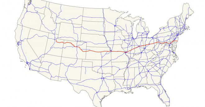 Hur många mil det körning från Denver till Indianapolis?