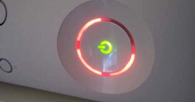 Hur fixar du din Xbox 360 om 1 lampa blir röd?