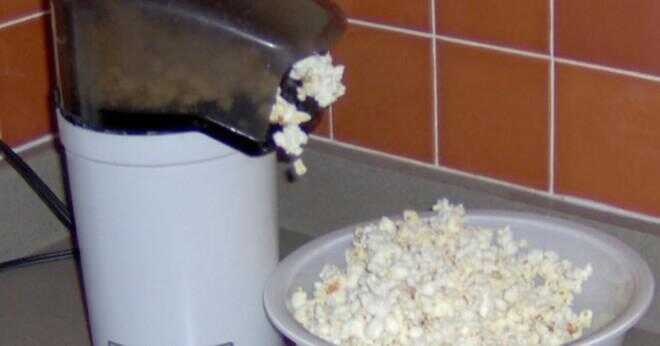 Vad är en popcorn popper maskin?