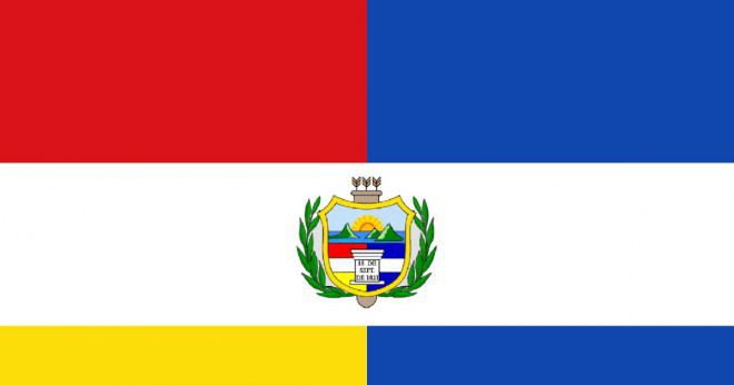 Vad representerar färgerna på flaggan Belize?