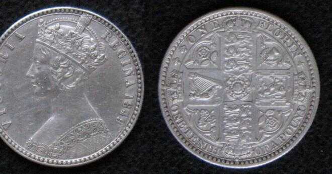 Vad är värdet av ett mynt med georgivs v dei gra Britt omn rex en florin 1930?