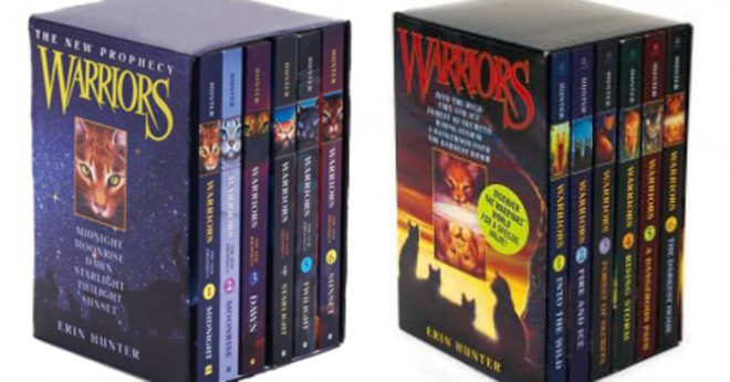 Vilken årskurs är Warriors-serien av Erin Hunter skrivet för?