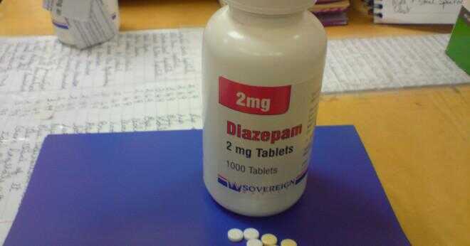 Vad kommer diazepam visas positivt för på ett drogtest?