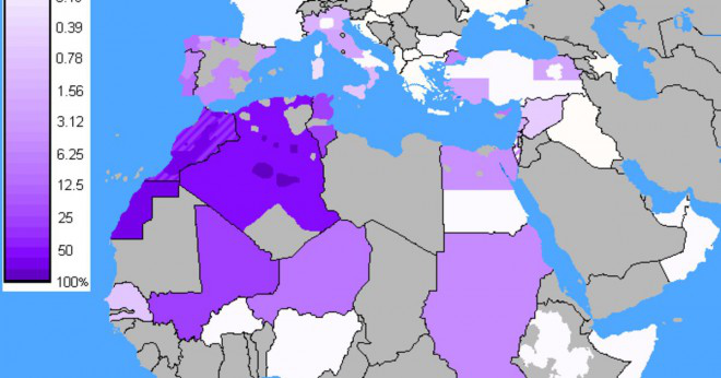 När gjorde Berber's första flytta in norr Afrika?