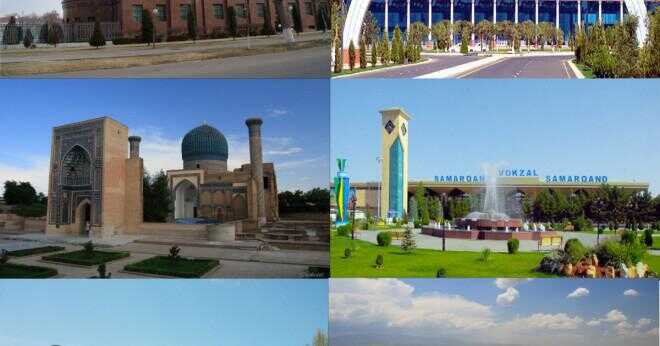 Vad är några kända landmärken i Uzbekistan?