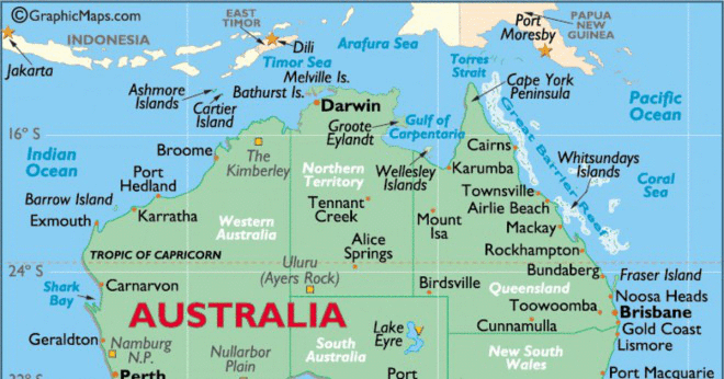 Vilka är de minst befolkade städerna i Australien?
