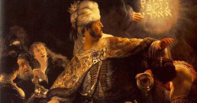 Hur var Belshazzar samband med Rembrandt?
