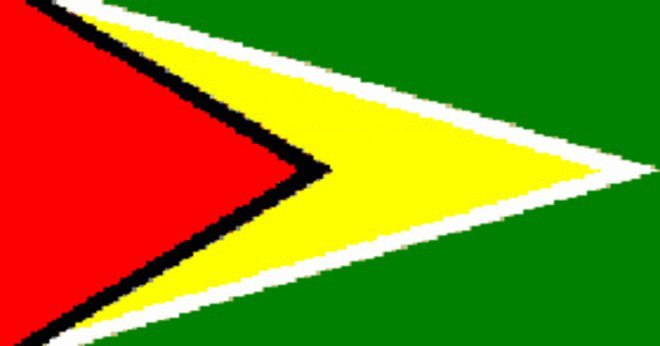 Vad är armarna av Guyanas president?