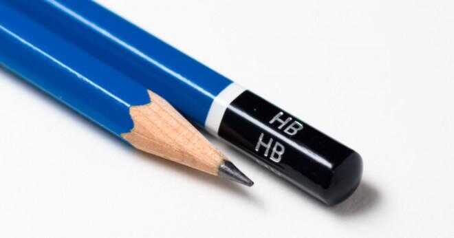 Vad är färgad penna bly gjord av?