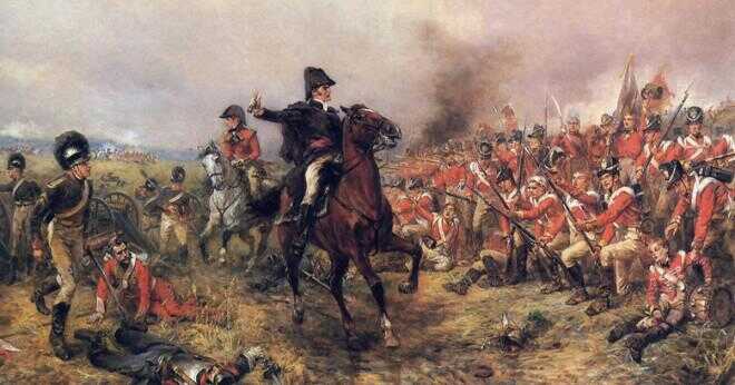 När slaget vid Waterloo starta och sluta?
