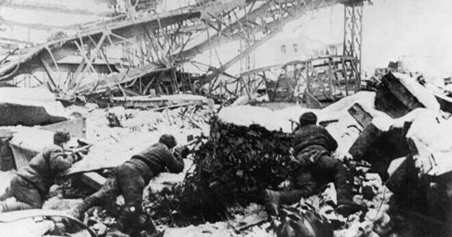 Som besegrades i slaget vid Stalingrad på februari 1943?