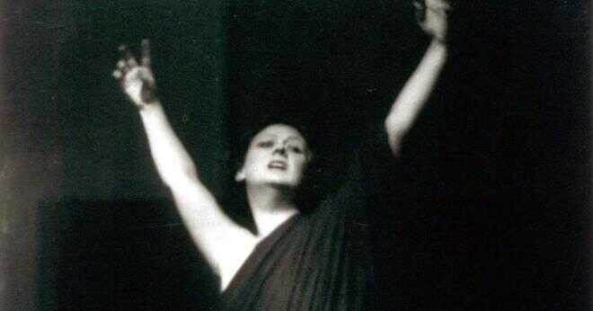 Hur Isadora Duncan klänning?