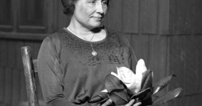 Vad särskild utbildning eller utbildning har Helen Keller?