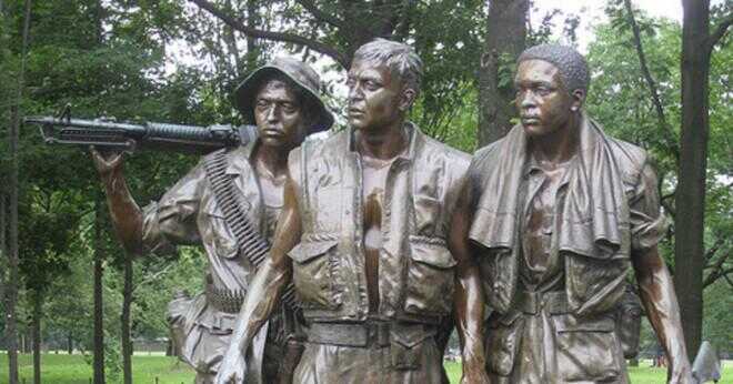 Statyn eller byggnad komma ihåg veteraner?