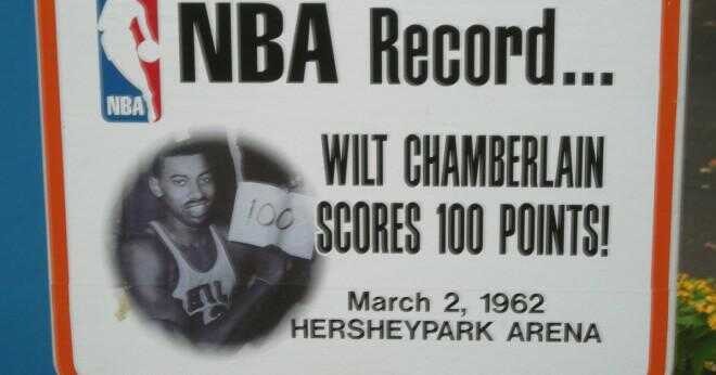 När Wilt Chamberlain poäng 100?