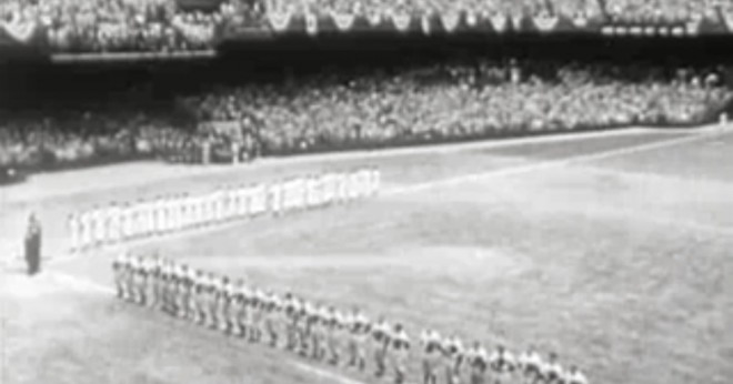 Vilken månad spelades World Series under 1950-talet?