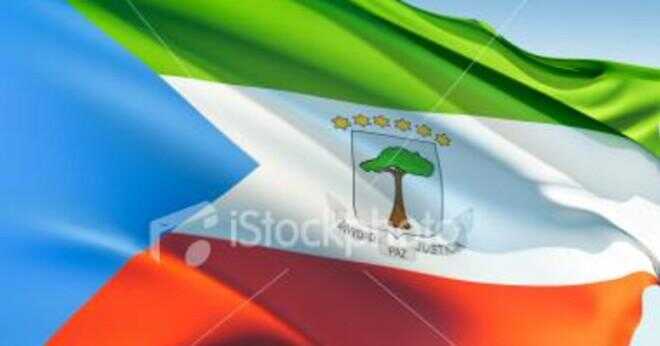 Vad färgerna i flaggan Ekvatorialguinea står för?