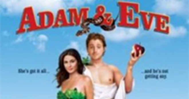 Adam och Eva och bära ett fikonlöv efter att ha ätit äpple?