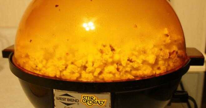 Hur många storlekar av west bend uppståndelse crazy popcorn maker?