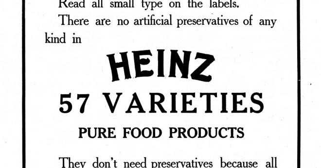 När uppfanns Heinz 57 sås?