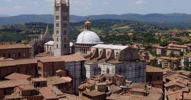 När den svarta pesten strike Siena Italien?