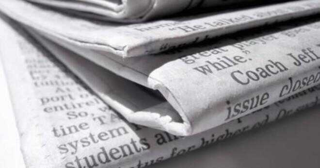 Som behandlingen stil skulle du använda när du tittar genom en tidning för att titta på dagar rubriker?