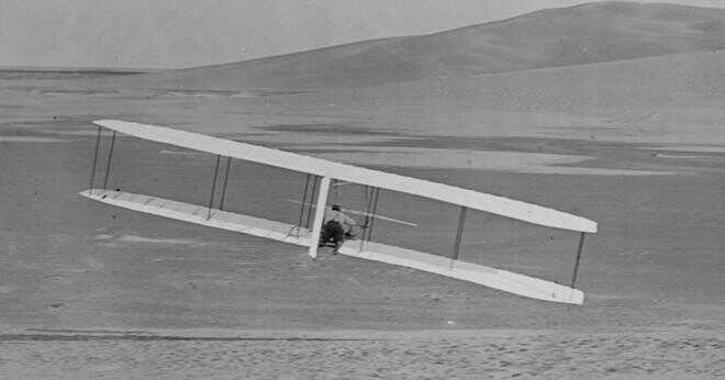 Vilket år uppfanns det första bensin drivna flygplanet?