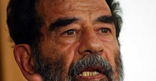 Var Saddam Hussein på droger?