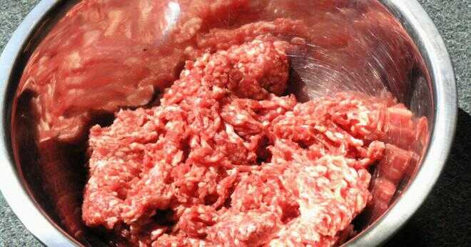Vilken typ av kött används för malet kött?