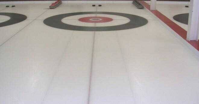 Hur tung är en curling rock?