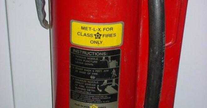 Vilken typ av brandsläckare använder du när en kemisk brand inträffar?