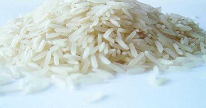 Hur många kalorier är i kokt vitt ris?