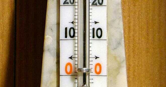 Vad instrumentet mäter temperatur?