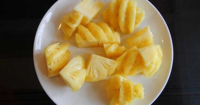 Hur mycket socker i en ananas?