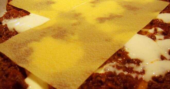 Vad är ost lasagne gjord av?